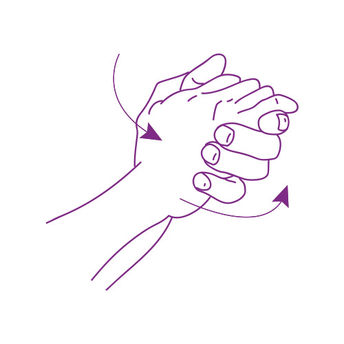 Friction des mains