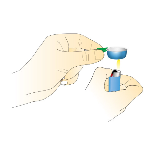 Chauffe de la préparation avec le Stericup