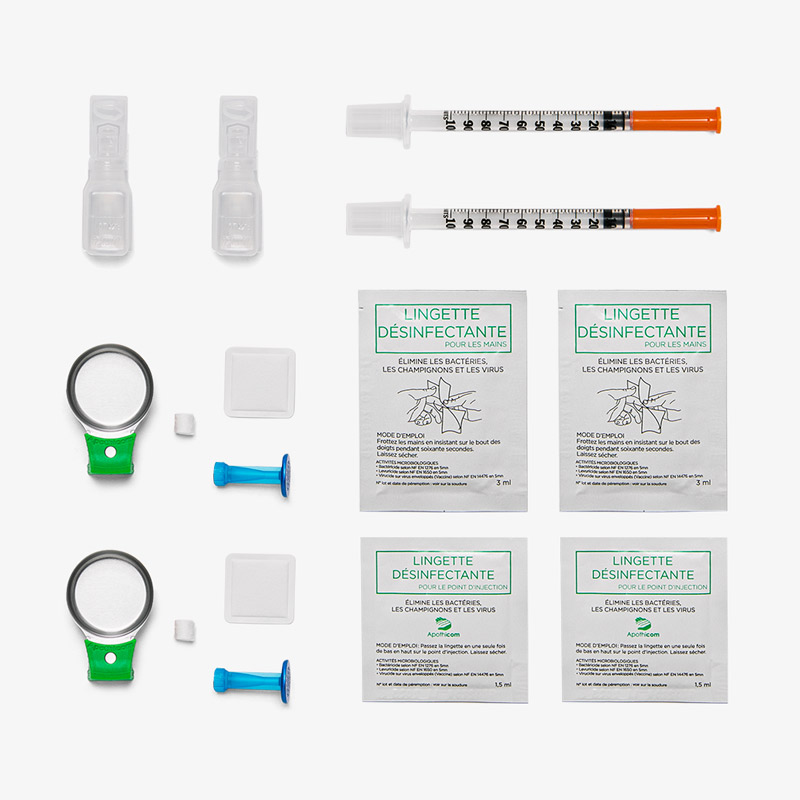 Contenu du Kit+ 1ML