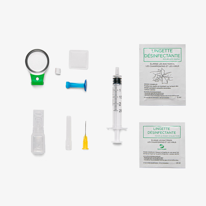 Contenu du Steribox+ 2ML