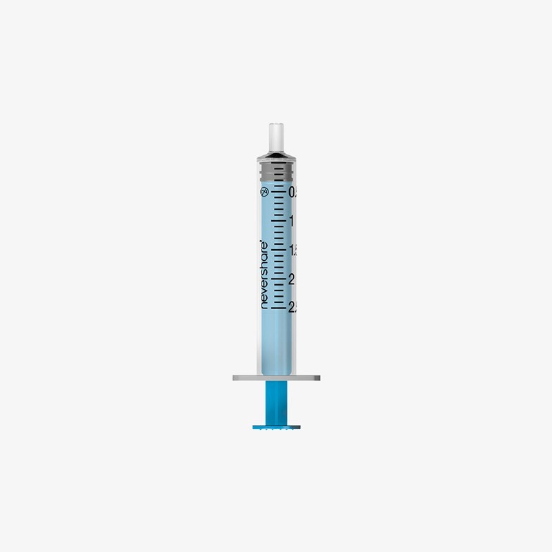 Nevershare 2.5 ml syringe – 5 colours