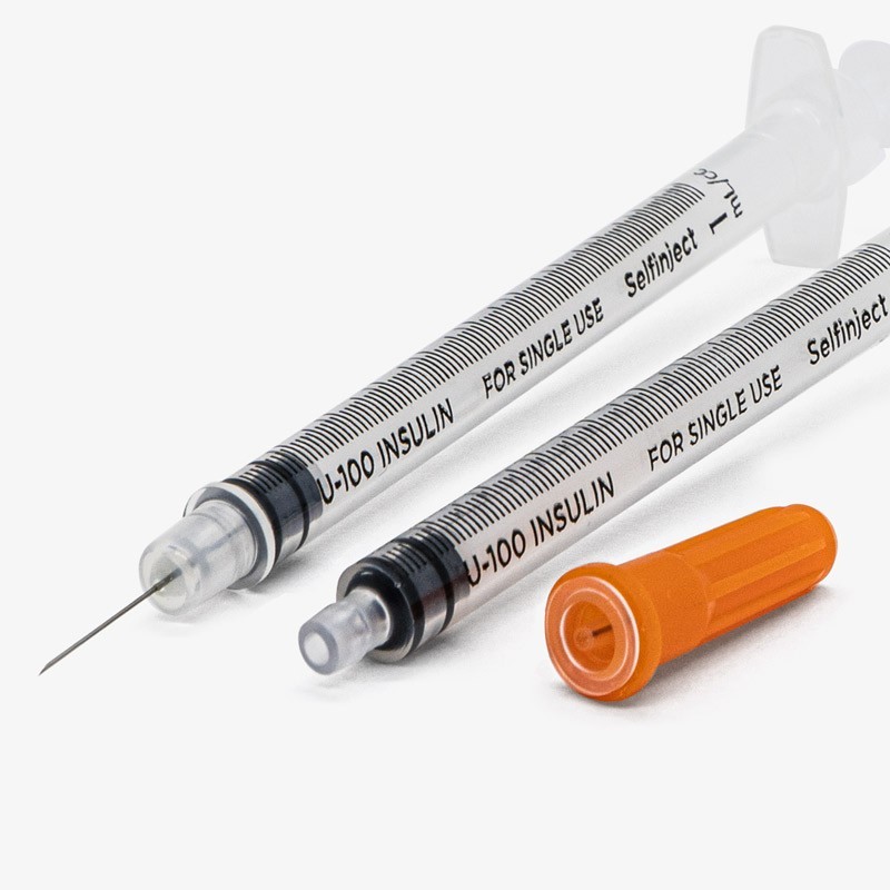 Selfinject insulin 1ml 30G syringe - 10 pack | Apothicom