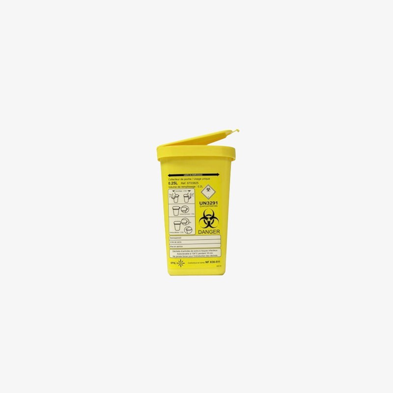 Collecteur d’aiguilles format « pocket »