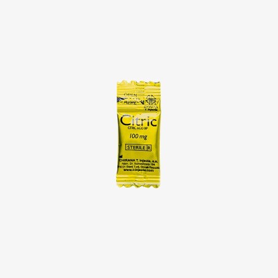 Sterile citric acid powder