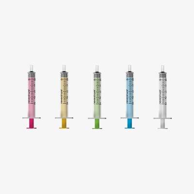 Nevershare 2.5 ml syringe – 5 colours