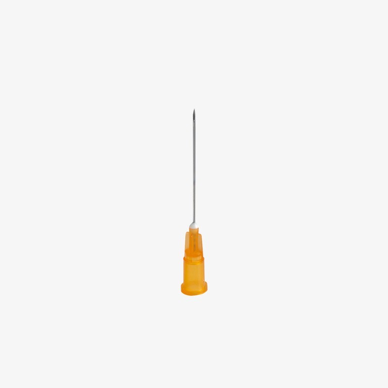 Orange needle ø 25G – 0.50 mm x 25 mm (1 inch)