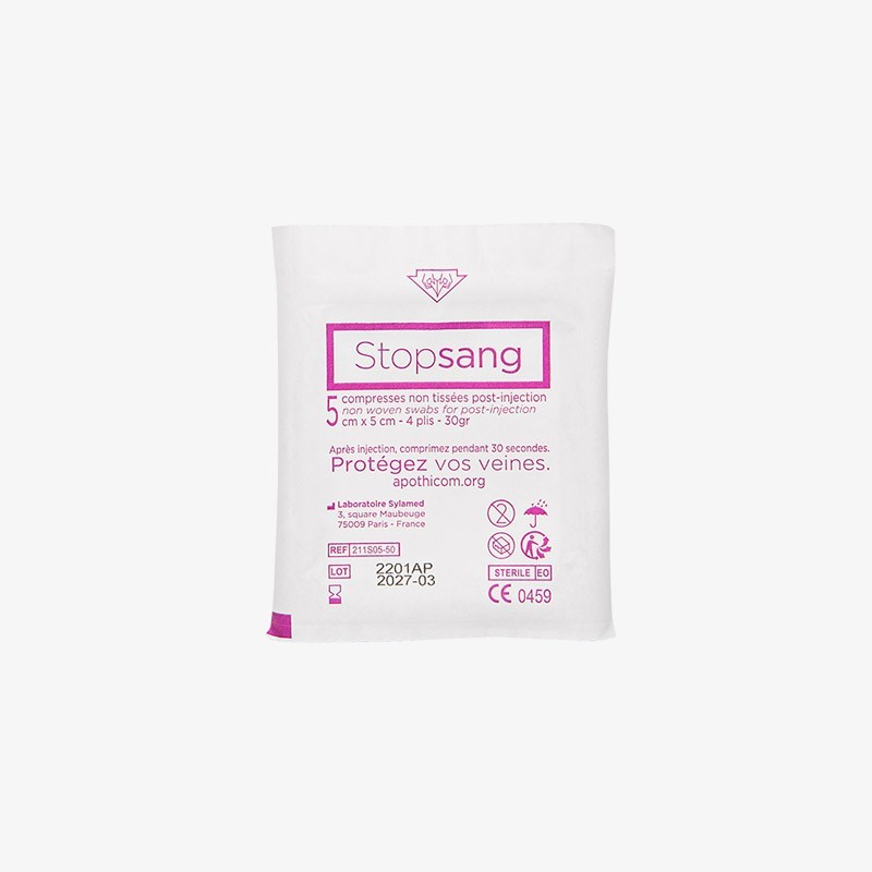 Stopsang post-injection compress