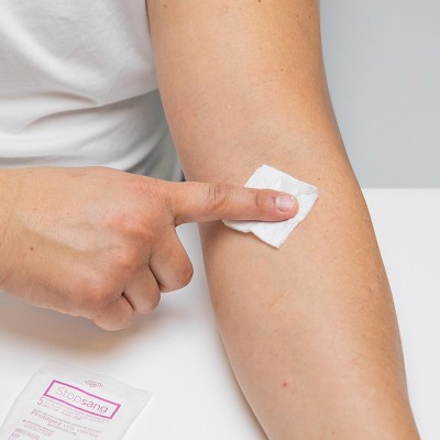Stopsang post-injection compress