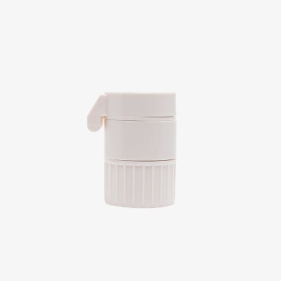 Pill box with cutter and crusher