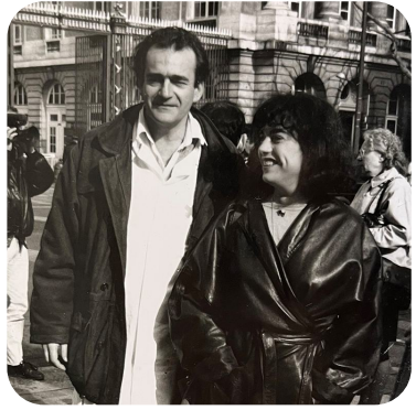 Elliot Imbert et Marie-Christine Charansonnet en 1996 Elliot Imbert et Marie-Christine Charansonnet en 1996