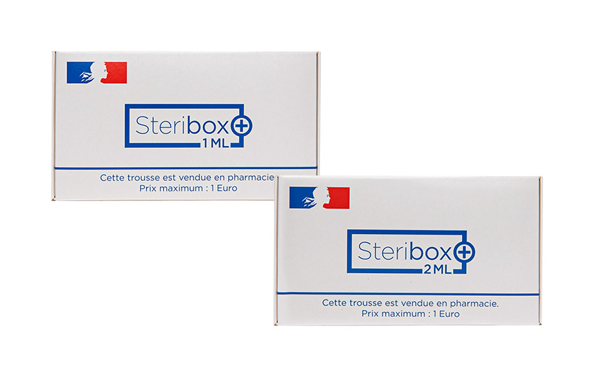 Les kits d’injections stériles Steribox+
